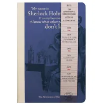 Half Moon Bay Pulteney Press Notatnik A5 linia - Sherlock Holmes