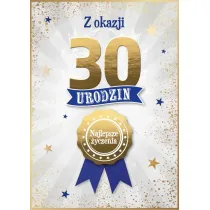 Armin Style KARNET URODZINY 30 B6 Z KOP AS GM-1291 FOL