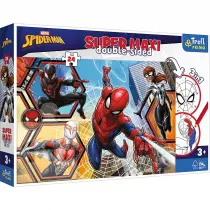 Puzzle 24 el. SUPER MAXI Spiderman wyrusza do akcji 41006 Trefl