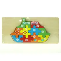Puzzle drewniane Statek Adar
