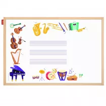 Tablica edukacyjna Music adventure! 60x40 cm