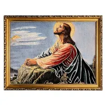 Obraz Haftowany Jezus w Ogr�jcu 42/32cm