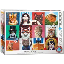 Puzzle 1000 el. Zabawne koty Eurographics