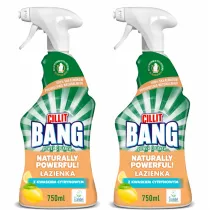 Cillit Bang Naturally Powerful spray czyszczcy do azienki z kwaskiem cytrynowym zestaw 2 x 750 ml