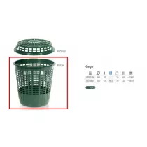 Prosperplast Kosz zielony cage 60l