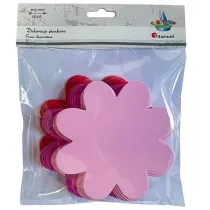 Titanum Dekoracje piankowe kwiaty 130mm 3 kolory mix 15 szt