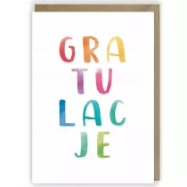 Cardie Kartka okoliczno�ciowa Gratulacje K042