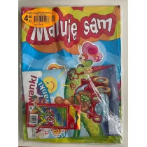 Maluj� Sam + kolorowanka + kredki