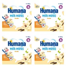 Humana Milk Minis Budy waniliowy po 10. miesicu Zestaw 4 x 400 g
