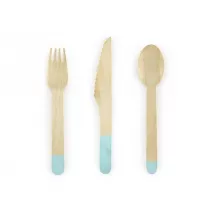 Sztuce drewniane mitowe 16cm 18szt