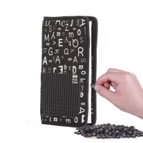 Pixie Crew Zeszyt A5 czarny linia 80 kartek
