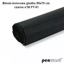 Penword Bibua kolorowa gadka czarna 50x70cm