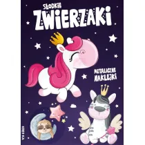 Kolorowanka z naklejkami - Sodkie zwierzaki