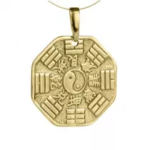 Sotis Amulet Bagua Ag925 + Au 24kar, 6,5g