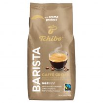 Tchibo Barista Caffe Crema Kawa ziarnista palona z korkiem 1 kg