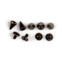 Nity Stokowe Srebrne 5 Sztuk 8X8Mm