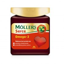 Moller`s Serce Omega-3 suplement diety 60 kaps.