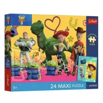 Puzzle 24 elementy Maxi Zabawki i Przyjaciele TREFL 14394 TR