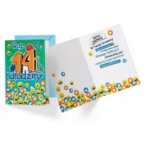 Kukartka Karnet PR-338 Urodziny 14 chopiec
