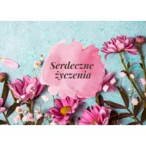 Karnet - Serdeczne �yczenia