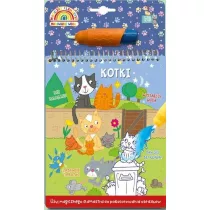 Kotki. Malowanka z wodnym flamastrem