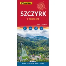 Mapa - Szczyrk i okolice 1:25 000