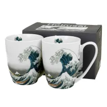 Duo Sp. z o.o. Komplet kubkw Hokusai The Great Wave 2 x 350 ml