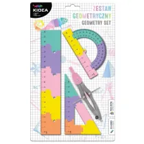 Zestaw geometryczny puzzle 20cm 4el KIDEA Derform