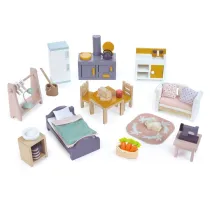 Zestaw mebelkw drewniany do domku Tender Leaf Toys