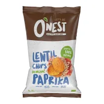 Onest Chipsy z soczewicy paprykowe 40 g Bio