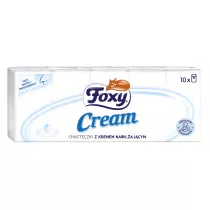 Foxy Chusteczki higieniczne Cream z kremem nawil�aj�cym 10 szt.