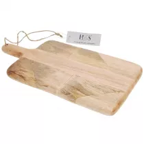 Excellent Houseware Drewniana deska do krojenia dua 39x26cm O wymiarach 26x39 cm