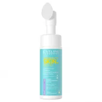 Eveline Cosmetics Perfect Skin Acne pianka myj�ca ze szczotk� oczyszczaj�c� pory do sk�ry tr�dzikowej 150 ml