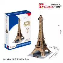 Puzzle 3D 35 el. Wiea Eiffla Cubic Fun