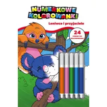 Koala. Numerkowe kolorowanki. Leniwce i..