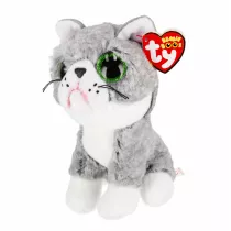 Beanie Boos Fergus - szary kot 15cm Meteor