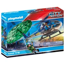 Playmobil City Action Policyjny �mig�owiec: Ucieczka ze spadochronem 70569