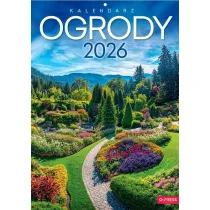 Kalendarz 2026 A4 Wieloplanszowy Ogrody