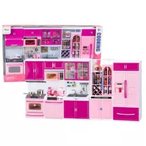 Meble kuchenne dla lalek z akcesoriami LeanToys
