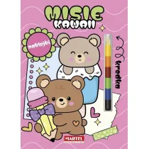 Kawaii misie z naklejkami. Modu�owa kredka