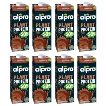 Alpro Plant Protein nap�j sojowy wysokobia�kowy czekoladowy zestaw 8 x 1 l