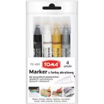 Marker akrylowy 4 szt.