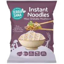 Terrasana Zupa b�yskawiczna z makaronem, miso i grzybami shiitake bezglutenowa 90 g Bio