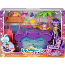 Enchantimals.Tropikalny basen + Lalka mapka HTW73 Mattel