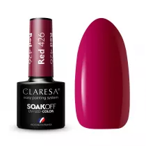 Claresa Soak Off UV/LED Red lakier hybrydowy 426 5 g