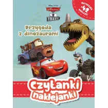Czytanki naklejanki. Przygoda z dinozaurami. Disney Pixar Auta w trasie