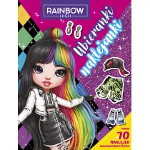 Ubieranki naklejanki. Rainbow High