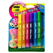 Uhu Klej brokatowy Creative Glitter 6x10g