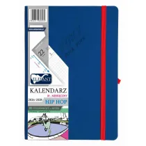 Kalendarz 2026/2028 18 m-cy. Hip hop B5 tygodniowy granatowy