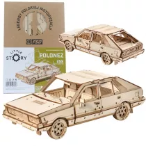 Robotime Little Story Drewniane Puzzle Model 3D - FSO Polonez 1500